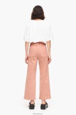 ⁦كو Bimba Y Lola culotte - بنطلون جينز بخصر مرتفع بطبعة نمر مشمش 24BTV4522 ملابس⁩ - الصورة ⁦4⁩
