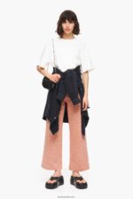 ⁦كو Bimba Y Lola culotte - بنطلون جينز بخصر مرتفع بطبعة نمر مشمش 24BTV4440 ملابس⁩ - الصورة ⁦7⁩