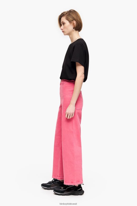 ⁦كو Bimba Y Lola culotte - جينز عالي الارتفاع الكرز 24BTV4521 ملابس⁩ - الصورة ⁦3⁩