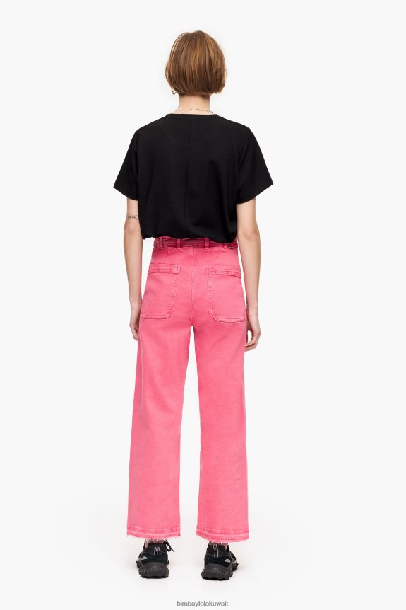 ⁦كو Bimba Y Lola culotte - جينز عالي الارتفاع الكرز 24BTV4521 ملابس⁩ - الصورة ⁦4⁩
