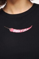 ⁦كو Bimba Y Lola أعلى الفلفل الحار المجهزة أسود 24BTV4245 ملابس⁩ - الصورة ⁦4⁩