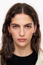 ⁦كو Bimba Y Lola أقراط دائرية صغيرة لولبية فضة 24BTV4816 مُكَمِّلات⁩ - الصورة ⁦2⁩