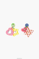 ⁦كو Bimba Y Lola أقراط قلادة متعدد الألوان 24BTV41138 مُكَمِّلات⁩ - الصورة ⁦2⁩