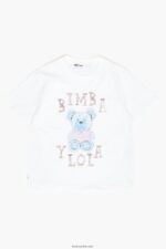 ⁦كو Bimba Y Lola تيشيرت بطبعة شعار الماركة عاج 24BTV4270 ملابس⁩ - الصورة ⁦3⁩