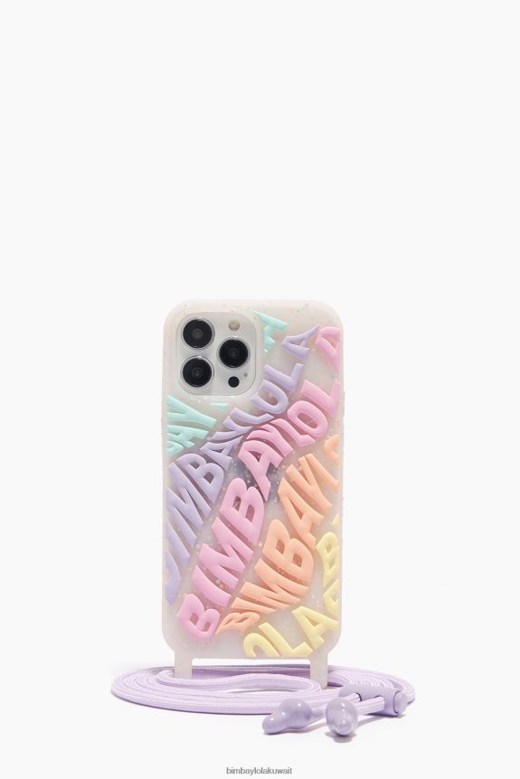 ⁦كو Bimba Y Lola جراب شفاف بشعار iphone 13 pro max متعدد الألوان 24BTV4903 مُكَمِّلات⁩ - الصورة ⁦1⁩