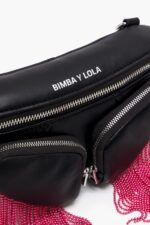 ⁦كو Bimba Y Lola جلد الجيب bumbag أسود 24BTV421 مُكَمِّلات⁩ - الصورة ⁦3⁩