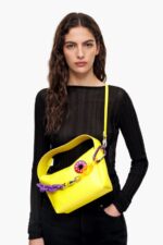 ⁦كو Bimba Y Lola حقيبة جلد المتشرد أصفر 24BTV457 مُكَمِّلات⁩ - الصورة ⁦2⁩