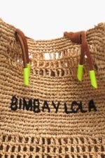 ⁦كو Bimba Y Lola حقيبة حمل من الرافية طبيعي 24BTV4114 مُكَمِّلات⁩ - الصورة ⁦2⁩