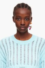 ⁦كو Bimba Y Lola سترة مضلعة أزرق 24BTV4386 ملابس⁩ - الصورة ⁦5⁩