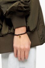 ⁦كو Bimba Y Lola سوار كريستالي بشعار الماركة أسود 24BTV4670 مُكَمِّلات⁩ - الصورة ⁦2⁩