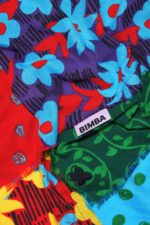 ⁦كو Bimba Y Lola شال مرقع أسود 24BTV4651 مُكَمِّلات⁩ - الصورة ⁦3⁩