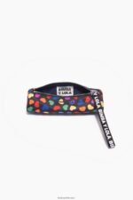 ⁦كو Bimba Y Lola قلوب طباعة النايلون حالة أسطوانية أسود 24BTV41119 مُكَمِّلات⁩ - الصورة ⁦3⁩
