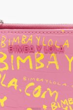 ⁦كو Bimba Y Lola محفظة طباعة التمساح لون القرنفل 24BTV41038 مُكَمِّلات⁩ - الصورة ⁦4⁩
