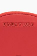 ⁦كو Bimba Y Lola محفظة عملات بيضاوية من النايلون أحمر 24BTV41060 مُكَمِّلات⁩ - الصورة ⁦2⁩