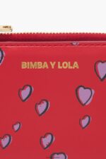⁦كو Bimba Y Lola محفظة مستطيلة القلوب الجلدية الصغيرة أحمر 24BTV41004 مُكَمِّلات⁩ - الصورة ⁦4⁩