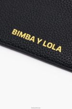 ⁦كو Bimba Y Lola محفظة نقود معدنية مستطيلة من الجلد أسود 24BTV4987 مُكَمِّلات⁩ - الصورة ⁦4⁩