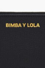 ⁦كو Bimba Y Lola محفظة نقود معدنية مستطيلة من الجلد أسود 24BTV4993 مُكَمِّلات⁩ - الصورة ⁦4⁩