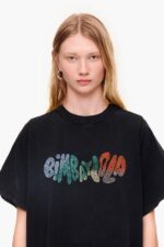 ⁦كو Bimba Y Lola يتدفق شعار تي شيرت أسود 24BTV4281 ملابس⁩ - الصورة ⁦3⁩